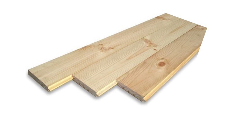 Brodski pod J/S C klasa 19x116x4000 lamperijski uzorak utor pero - 4m (2,784 m2/pak)