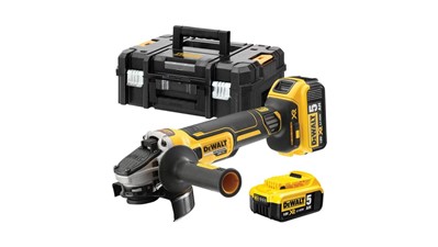 Brusilica kutna aku DEWALT  18V 2x5,0Ah BL - 125mm