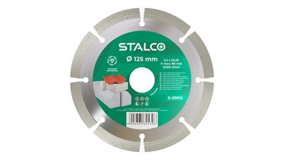 Dijamantna ploča segmentirana STALCO Premium suho/mokro rezanje – 115 mm
