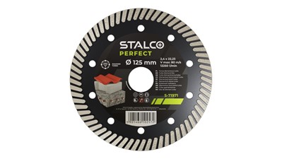 Dijamantna ploča turbo STALCO Perfect suho rezanje – 115 mm
