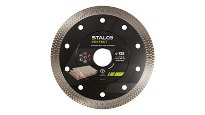 Dijamantna ploča turbo STALCO Perfect suho rezanje – 125x1,4 mm