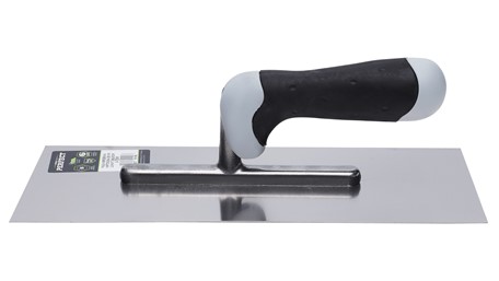 Gleter STALCO Perfect inox gumena drška, nehrđajući čelik – 280x130 mm
