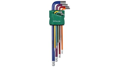 Imbus set Hex STALCO čelik S2 – 1-10 mm