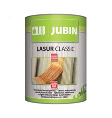 Tankoslojni transparentni premaz (boja) za drvo JUBIN Lasur classic hrast - 0,75 L