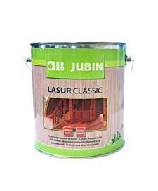 Tankoslojni transparentni premaz (boja) za drvo JUBIN Lasur classic palisander - 2,5 L
