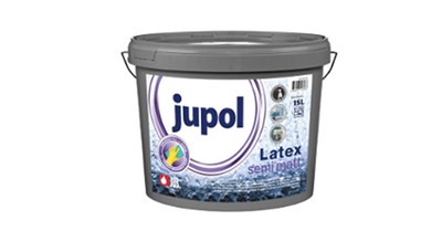 Visokoperiva polumat unutarnja boja JUPOL Latex semi matt - 15 L