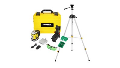 Laserski križni nivelir NIVEL SYSTEM  - 4x zelene linije + SJJM1EX CL4G - SJJM1EX 