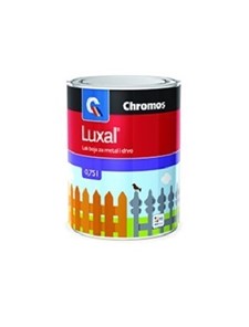 Lak boja za metal i drvo CHROMOS Luxal crni - 750 ml