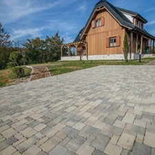 Opločnik SEMMELROCK Castello Antico neotučen lava sivo prošarana - 6,2x12,5x6 cm