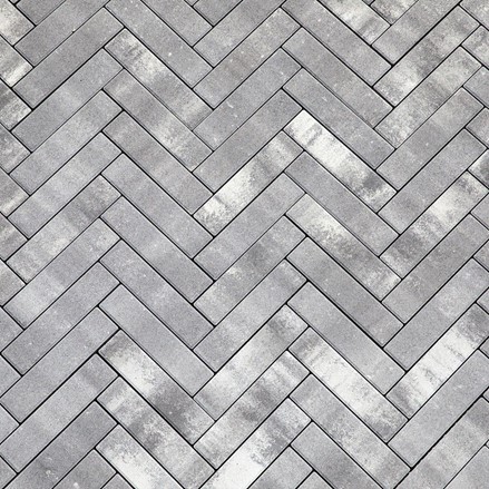 Opločnik SEMMELROCK Parcetto sivo crno bijela - 8 cm