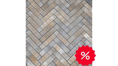 Opločnik SEMMELROCK Parcetto smeđe sivo prošarana - 8 cm