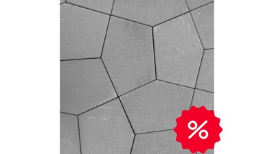 Opločnik SEMMELROCK Pentalock bazalt siva - 60x40x8 cm
