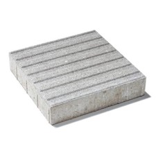 Opločnik SEMMELROCK Taktilni Opločnici prugasti siva - 40x40x8 cm