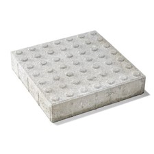 Opločnik SEMMELROCK Taktilni Opločnici točkasti siva - 40x40x8 cm