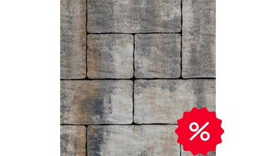 Opločnik SEMMELROCK Venetia kombinirana forma lava siva - 6 cm