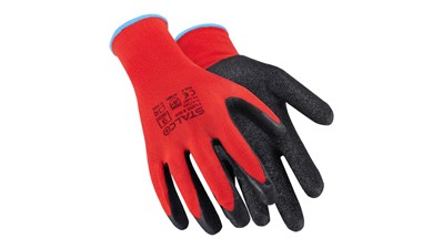 Rukavice zaštitne Latex-R STALCO crveno/crne –  Br.10