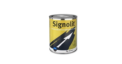 Boja za izradu horizontalnih oznaka na asfaltu HELIOS Signolit bijeli - 750 ml