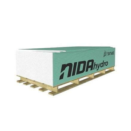 Gips kartonska ploča impregnirana SINIAT Nida Hydro 12,5 - 2000x1250mm
