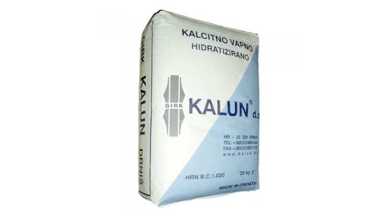 Vapno KALUN hidratizirano - 25 kg