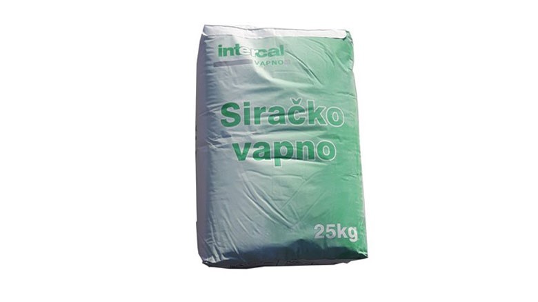 Vapno KAMEN SIRAČ hidratizirano - 25 kg