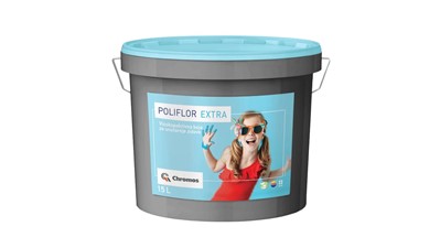 Visokopokrivna boja za unutarnje zidove HELIOS Poliflor extra - 15 L