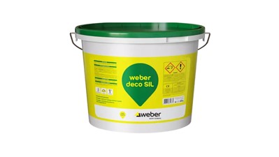 Završna fasadna žbuka WEBER PAS DecoSil C,D,E 1,5 mm bijela - 25 kg